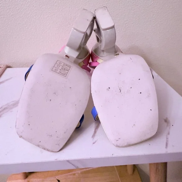 Kat Maconie Color Block Sculpture Pumps, EUC, Size 10